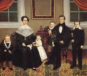 Erastus Salisbury Field Joseph Moore and His Family oil